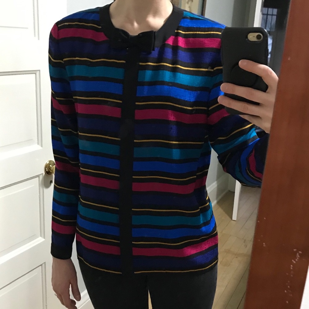 1990’s 100% Silk Vintage Talbots Blouse